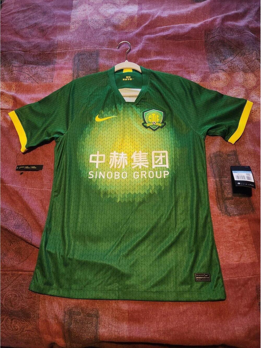 Beijing Guoan 2018/2019 BNWT Home China Soccer Jersey Size M